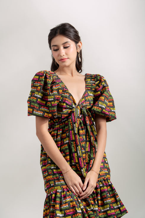 EMGEE by Get Spotted: Maria Dress in Para Po Fabric